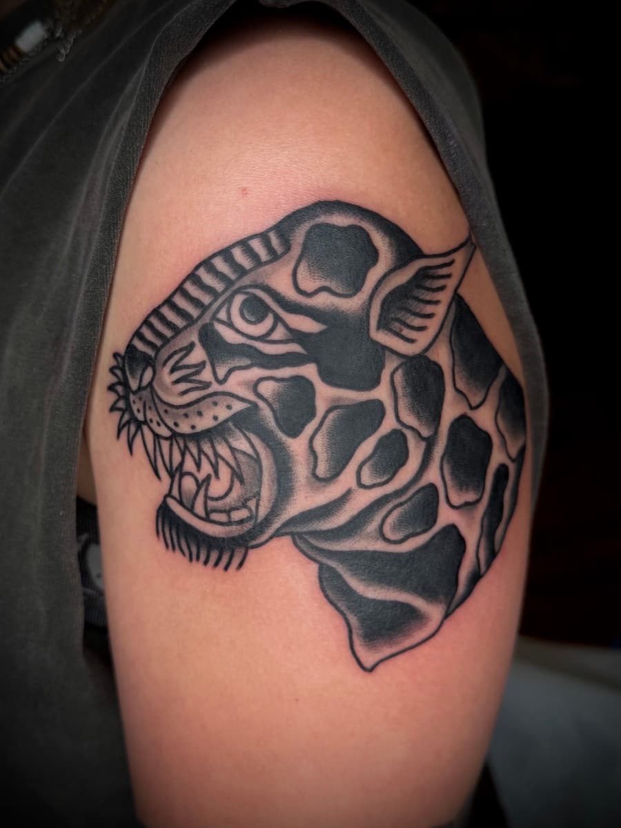 American traditional tattoo by Adam DeFiglio Portland tattoo shop