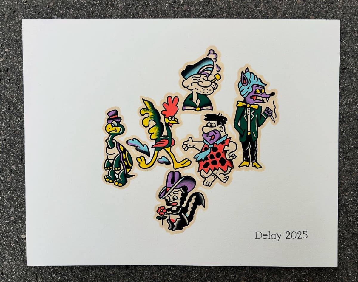 Timeless traditional tattoo by Brad Delay at Historic Tattoo SE Portland