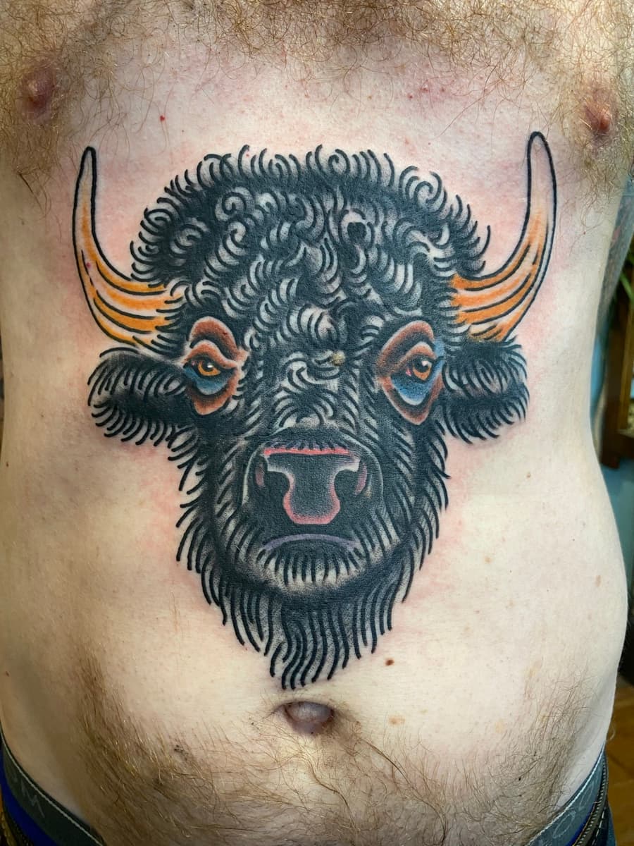 Traditional American tattoo by Craig Brown at Historic Tattoo Portland