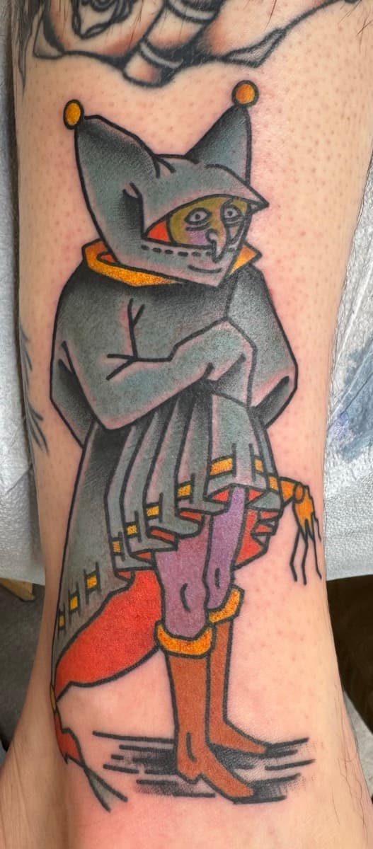 Bold American traditional tattoo by Craig Brown SE Portland