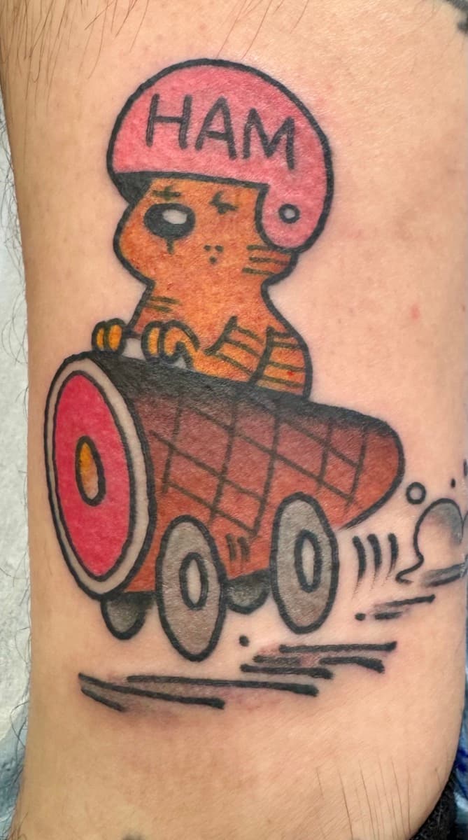 Traditional flash tattoo by Craig Brown at Historic Tattoo Portland