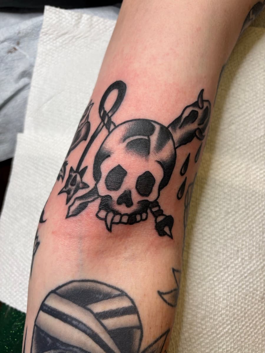 Traditional American design by Mishka at Historic Tattoo Portland OR